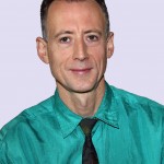 Peter Tatchell- Green shirt smiling Oct 07